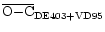 $\rm\overline {O{-}C}_{DE403+VD95}$
