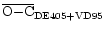 $\rm\overline {O{-}C}_{DE405+VD95}$