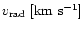 $v_{\rm rad}~{\rm [km~s^{-1}]}$