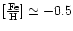 $[\frac{\rm Fe}{\rm H}]\simeq -0.5$