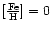 $[\frac{\rm Fe}{\rm H}]=0$