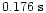$0.176~{\rm s}$