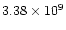 $3.38\times 10^9$