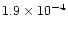$1.9\times10^{-4}$