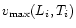 $v_{\rm max}(L_{i},T_{i})$