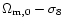 $\Omega_{\rm m,0} - \sigma_8$
