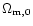 $\Omega _{\rm m,0}$