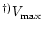 $^{\dag )}V_{\rm max}$