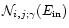 $\mathcal{N}_{i,j;\gamma}(E_{{\rm in}})$
