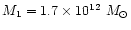 $M_1=1.7\times10^{12}~M_\odot$