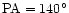 $\rm PA=140^{\circ}$