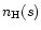 $n_{\rm H}(s)$