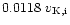 $0.0118~v_{{\rm K},{\rm i}}$