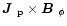 $\mbox{\boldmath$J$ }_{\rm p} \times \mbox{\boldmath$B$ }_{\phi}$