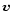 $\mbox{\boldmath$v$ }$