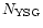 $N_{\rm YSG}$