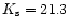 $K_{\rm s}=21.3$