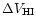 $\Delta V_{\rm HI}$