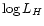 $\log L_H$