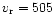 $v_{\rm r} = 505$