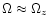 $\Omega \approx \Omega_z$