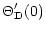 $\displaystyle \Theta'_{\rm D}(0)$