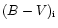 $(B-V)_{\rm i}$