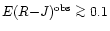 $E(R{-}J)^{\rm obs} \mathrel{\mathchoice {\vcenter{\offinterlineskip\halign{\hfi...
...\offinterlineskip\halign{\hfil$\scriptscriptstyle ...