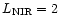 $L_{\rm NIR} = 2$