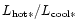 $L_{\rm hot\ast}/L_{\rm cool\ast}$