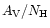 $A_{\rm V}/N_{\rm H}$
