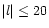 $\vert l\vert \le 20$