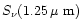 $S_{\nu}(1.25\,\mbox{$\mu$ m})$