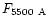 $F_{\rm 5500\ A}$