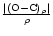 $\frac{\vert(\rm O{-}C)_{\rho}\vert}{\rho}$