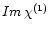 $Im\,\chi ^{(1)}$