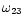 $\omega _{23}$