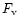 $F_{\rm v}$