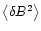 $\left\langle \delta B^{2}\right\rangle $