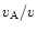 $v_{{\rm A}}/v$