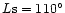 $L{\rm s}=110^\circ$