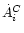 $\dot{A}_{i}^{C}$