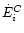 $\dot{E}_{i}^{C}$