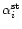 $\alpha_{i}^{\rm st}$