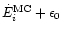 $\dot{E}_{i}^{\rm MC}+\epsilon_{0}$