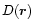 $D(\vec{r})$