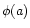 $\phi(a)$