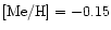 $\rm [Me/H]=-0.15$