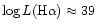 $\log L(\mbox{H}\alpha) \approx 39$