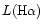 $L(\mbox{H}\alpha)~$